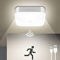 Rechargeable Motion Sensor Closet Light, 500LM Wireless Ceiling Light White