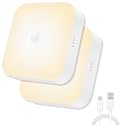 Rechargeable Motion Sensor Closet Light, Wireless Lights, Warm White 2Pack