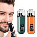 Rechargeable Nose Hair Trimmer for Men & Women with LED Display, USB Charging, Waterproof Portable Facial Hair Trimmer for Nose, Ear & Eyebrow Grooming