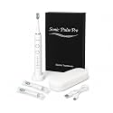Rechargeable Sonic Toothbrush for Adults with USB Charging Base, Soft Bristles, 5 Cleaning Modes, 3 Intensity Levels, 60-Day Battery Life, IPX7 Waterproof, White