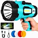 Rechargeable Spotlight Flashlight, 2,000,000 Lumens Super Bright LED
