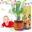 Rechargeable Toys Talking Cactus Baby Toys for Kids Dancing Cactus Toys Can Sing Wriggle & Singing Recording Repeat What You Say Funny Education Toys for Children Playing Home Decor for Kids