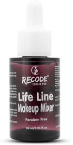 recode lifeline makeup mixer helps create long lasting effect with many makeup products primer  - 30 ml clear