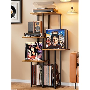 Record Player Stand Vinyl Record Storage Holder