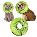 Recovery Donut Collar for Dogs &amp; Cat,Inflatable Dog Cone Collar Alternative After Surgery,Soft Cone for Large Medium Small Dog,Adjustable Pet Neck Donut(Kiwi,M)
