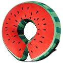 Recovery Donut Collar for Dogs &amp; Cat,Inflatable Dog Collar Alternative After Surgery,Soft Cone for Large Medium Small Pet(Watermelon,Medium+)