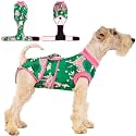 Recovery Suit for Dogs After Surgery,Female Male Dog Onesie for Spay Neuter,Substitute E-Collar &amp; Cone,Anti-Licking Breathable Onesie for Small Medium Large Dogs