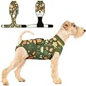 Recovery Suit for Dogs After Surgery,Female Male Dog Onesie for Spay Neuter,Substitute E-Collar &amp; Cone,Anti-Licking Breathable Onesie for Small Medium Large Dogs