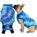 Recovery Suit for Dogs,Dog Cone Alternative Zipper Surgery Suit Female Spay,Soft Dog Surgery Suit for Anti Licking,Breathable Surgical Suit for Dogs Female Spay