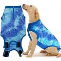 Recovery Suit for Dogs,Dog Cone Alternative Zipper Surgery Suit Female Spay,Soft Dog Surgery Suit for Anti Licking,Breathable Surgical Suit for Dogs Female Spay