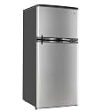 RecPro 4.4 Cu Ft 12V RV Refrigerator | Stainless Steel | Frost-Free