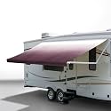RecPro RV Awning Fabric Replacement | Width Options from 8 Feet to 22 Feet | Variety of Color Options | 8' (96") Length RV Awning | Premium Vinyl (10' - Actual Width 9' 1", Burgundy Fade)…