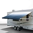 RecPro RV Awning Fabric Replacement | Width Options from 8 Feet to 22 Feet | Variety of Color Options | 8' (96") Length RV Awning | Premium Vinyl (18' - Actual Width 17' 1", Slate Blue Fade)