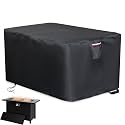 Rectangle Fire Pit Cover 600D For 45in Propane Gas Fire Pit Table