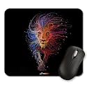 Rectangle Mouse Pad Anti Slip Rubber Lion