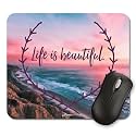 Rectangle Mouse Pad Anti Slip Rubber Life