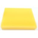 Rectangle Synthetic Foam Sponge for Watercolour Painting, Crafts, Pottery, Yellow, Medium, Pack of 1