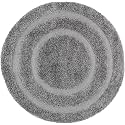 Rectangular Box Round Shaggy Carpet for Living
