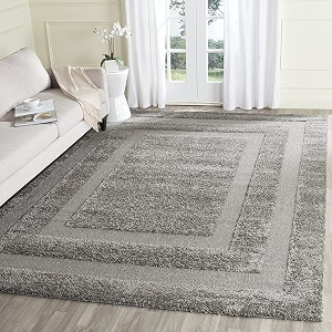 Rectangular Box Shaggy Carpet for Living Room