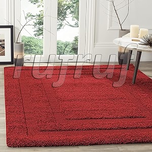 Rectangular Box Shaggy Carpet for Living Room