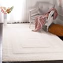 Rectangular Box Square Shaggy Carpet for Living