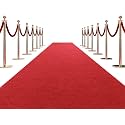Rectangular Carpet For Wedding,Stage,Exhibition,Party,Office,Hotels Decoration,Living Room And Wall To Wall Carpet Size 10 X 50 Feet,Red