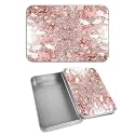Rectangular Metal Tin Box with Removable Lid, Bright Leopards Decorative Printed Metal Storage Container for Cards, Diaries, Home Organization 4.53 x 3.35 x 0.86 inch– Single Pack