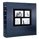 RECUTMS 500 Photo Album 4x6 Pictures Large Leather Albums for Wedding Blue