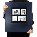 RECUTMS 600 Photo Album 4x6 Pictures Leather Large Family Photo Albums Blue