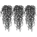 RECUTMS Artificial Hanging Plants Fake Black Vines Faux Draping Greenery
