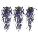 RECUTMS Artificial Plants Fake Eucalyptus Plants Faux Hanging Vines Outdoor