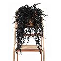 RECUTMS Black Artificial Hanging Gothic Plant 31.5" Fake Fall Greenery Vine