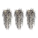 RECUTMS Black Hanging Fake Plants Artficial Vines Hanging Light Black Decor
