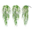 RECUTMS Fake Monkey Plants Hanging Eucalyptus Vine Faux White Hanging Plant