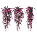 RECUTMS Fake Monkey Plants Hanging Eucalyptus Vines Fake Vines Outdoor 3Pcs