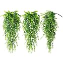RECUTMS Hanging Money Plants Fake Outdoor Hanging Artificial Flowers Vines
