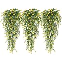 RECUTMS Outdoor Fake Hanging Plants,Draping Plant Vine,Faux Eucalyptus Leaf