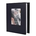 RECUTMS Photo Album 4x6 100 Photos Leather Small Picture Book for Baby Blue