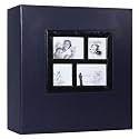 RECUTMS Photo Album 4x6 1000 Photos Leather Large Family Baby Albums Blue