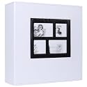 RECUTMS Photo Album 4x6 1000 Pockets Leather Large Wedding Albums White