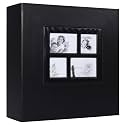 RECUTMS Photo Album 4x6 1000 Pockets Large Leather Family Photo Album Black