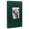 RECUTMS Photo Album 4x6 300 Photos Leather Memory Picture Book Dark Green