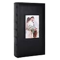 RECUTMS Photo Album 4x6 for 300 Photos Leather Family Pictures Book Black