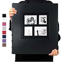 RECUTMS Photo Album 4x6 600 Photos Large Leather Family Picture Album Black