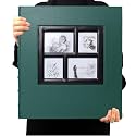 RECUTMS Photo Album 4x6 600 Photos Leather Family Picture Albums Dark Green