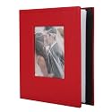 RECUTMS Photo Albums 100 Pocket 4x6 Pictures Leather Family Book (Red Wine)