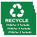 Recycle Stickers, 7" x 10" (Pack of 4)