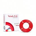 Red 2.5MM 90 MTR Wire | FR PVC Insulated Multi Strand CCA Copper Electrical Cable | Flame Retardant House Wiring Wire for Domestic &amp; Industrial Use