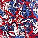 Red Blue White Crinkle Cut Paper Shred Filler, 1 LB Basket Filler Shredded Paper, Confetti Stuffing for Basket Filling, Mother's Day, Birthdays, Weddings, DIY Gift Wrapping, Stuffer Party Supplies