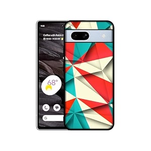 Red Blue White Pattern Design Premium 2D